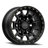 KMC Summit 17x8.5" 6x135mm 87.1mm CB +18mm Satin Black