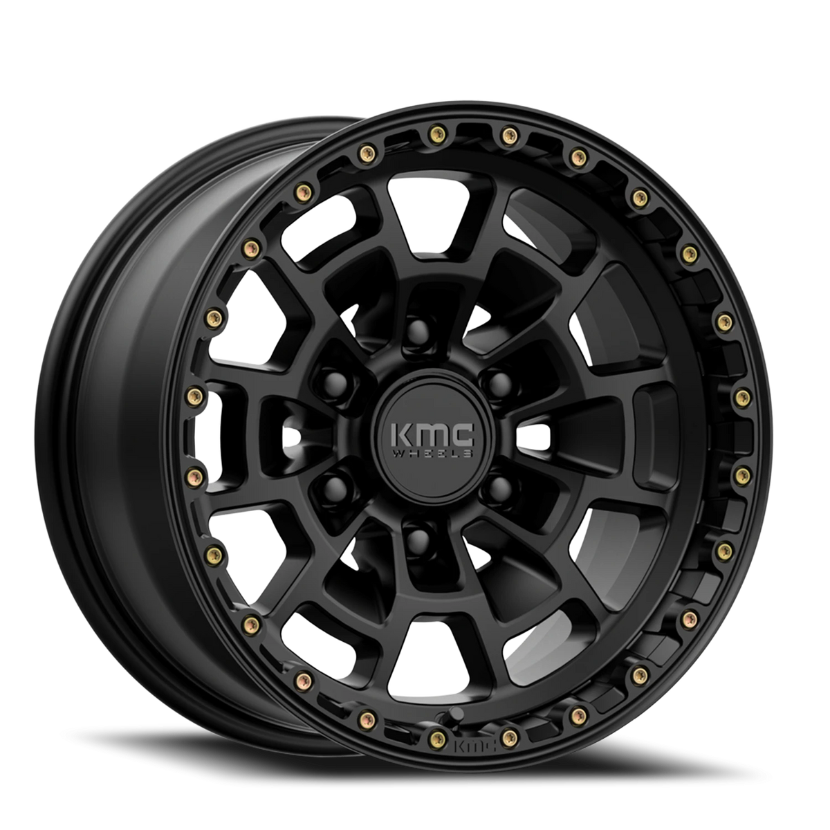 KMC Summit KM718 SB 17x8.5 +0 6x139.7mm 106.1mm Satin Black