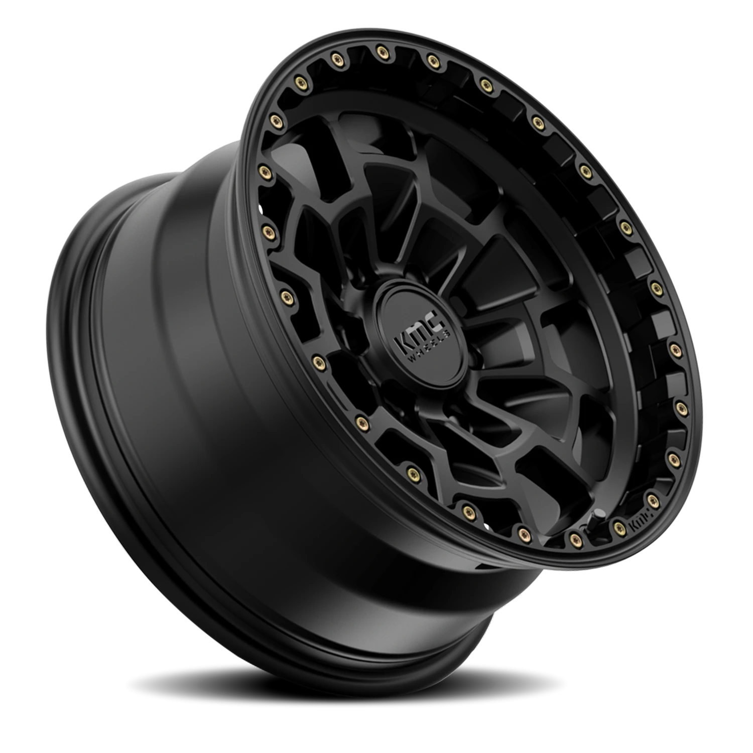 KMC Summit 17x8.5" 6x139.7mm 106.1mm CB +18mm Satin Black