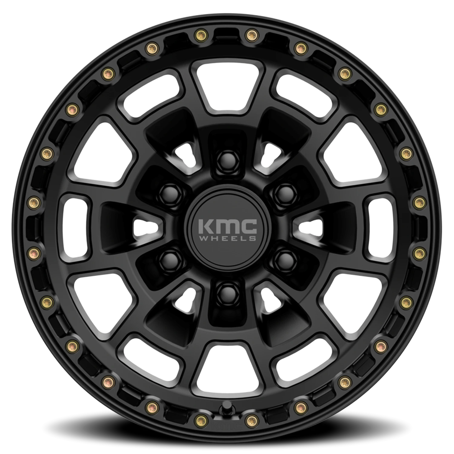 KMC Summit 17x8.5" 6x135mm 87.1mm CB +18mm Satin Black