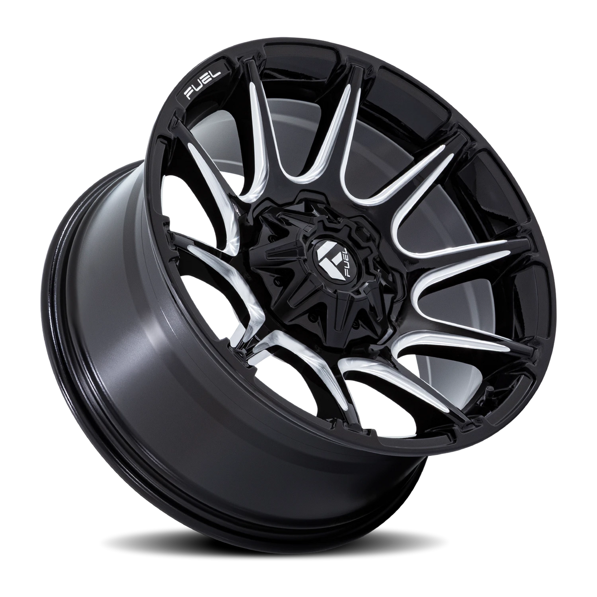 Fuel Super C 20x9 +1 6x135mm 106.1mm Gloss Black Milled