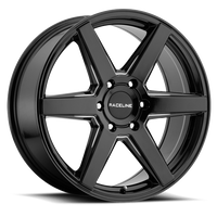 Raceline Surge 156B 22x9.5 +15 6x139.7mm 106.1mm Gloss Black