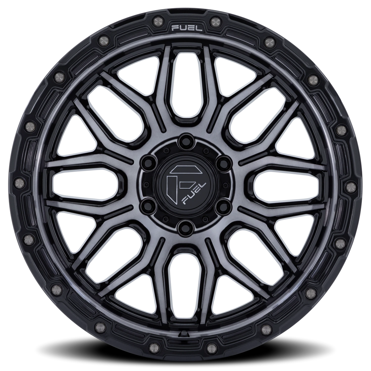 Fuel Surge 20x10 -18 5x127mm 71.5mm Gloss Black Machined Gray Tint