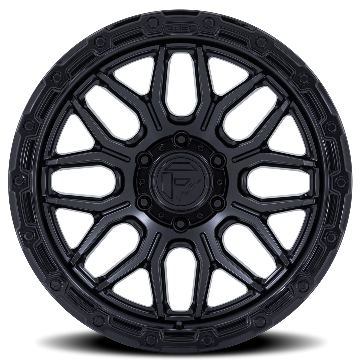Fuel Surge 17x9 +20 6x135mm 87.1mm Matte Black Gloss Black Lip