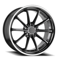 TSW Sweep 19x9.5" 5x120mm 76.1mm CB +40mm Gloss Gunmetal Stainless Lip