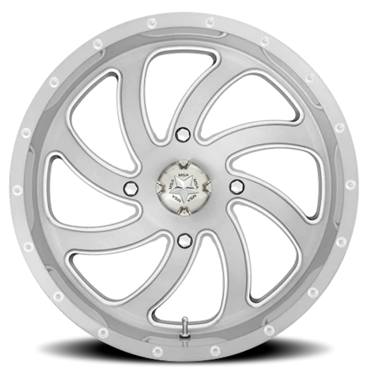 MSA Switch 20x7" 4x137mm 112.1mm CB 0mm Brushed Titanium