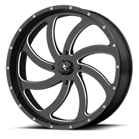 MSA Switch 22x7" 4x137mm 112mm CB 0mm Gloss Black Milled