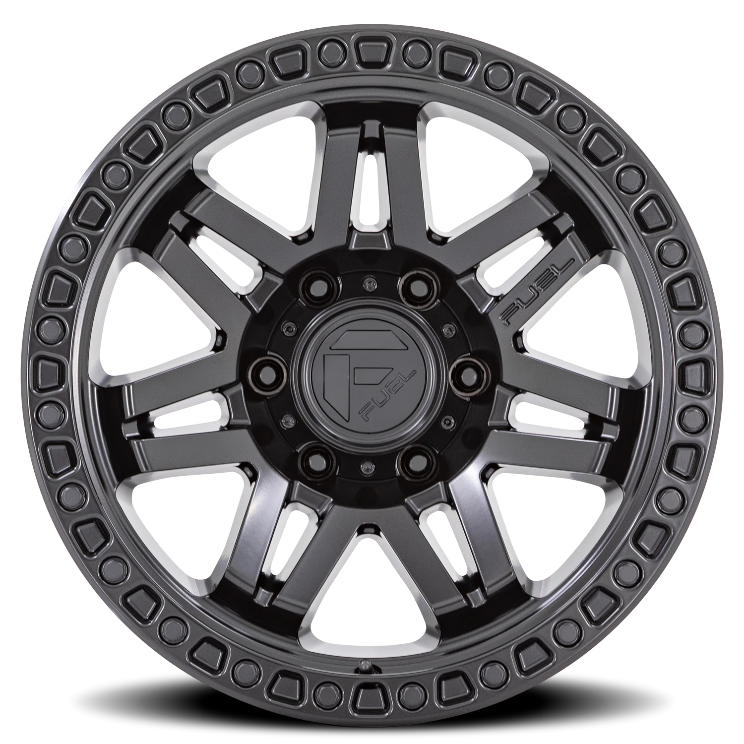 Fuel Syndicate 17x9" 6x139.7mm 106.1mm CB +1mm Blackout