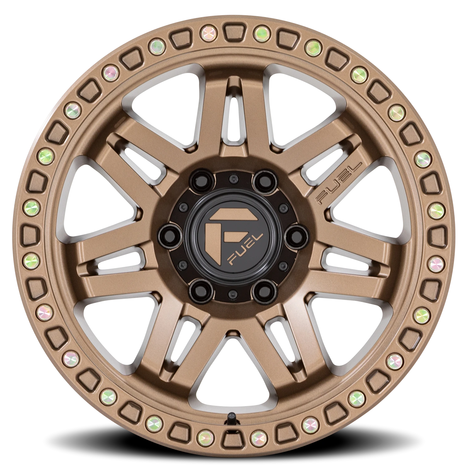Fuel Syndicate 17x9" 6x139.7mm 106.1mm CB +1mm Matte Bronze