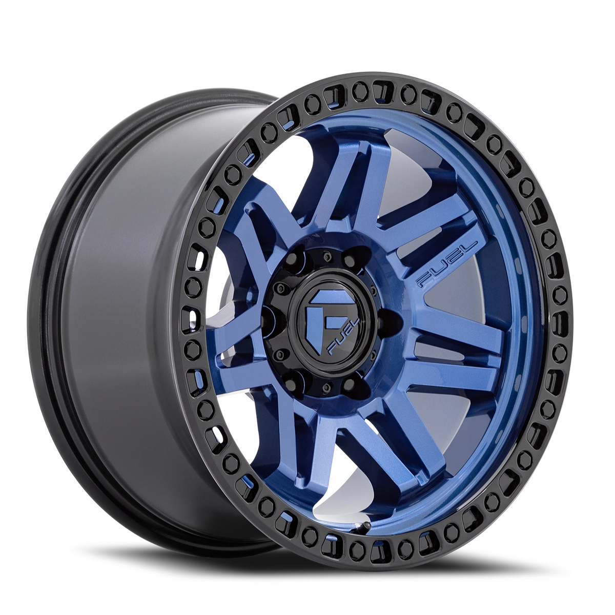 Fuel Syndicate 17x9 -12 5x127mm 71.5mm Dark Blue Black Ring