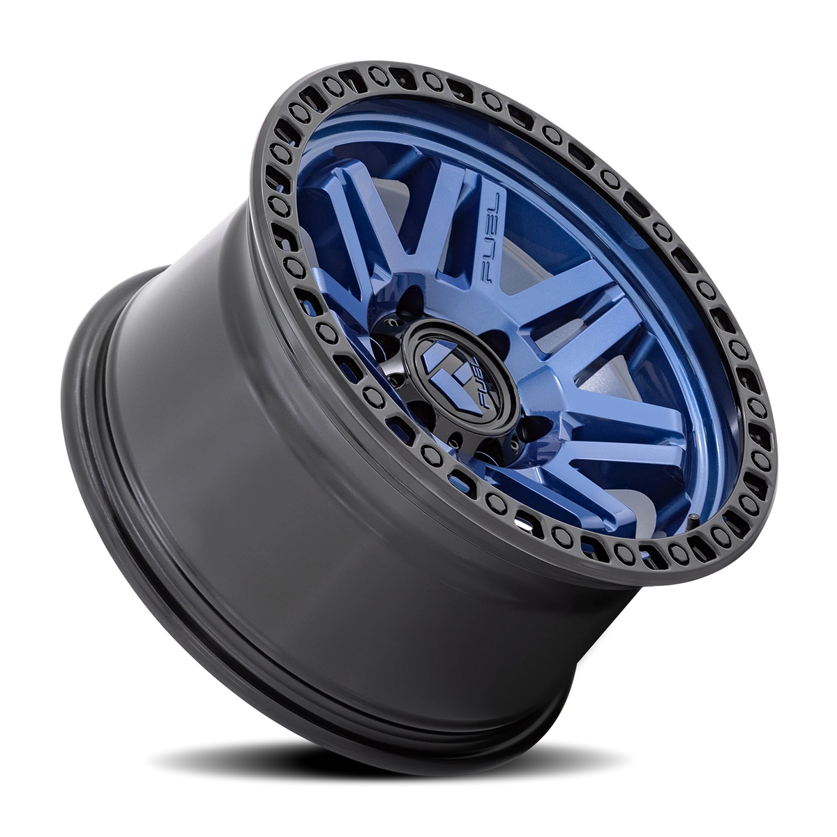Fuel Syndicate 17x9 -12 5x127mm 71.5mm Dark Blue Black Ring