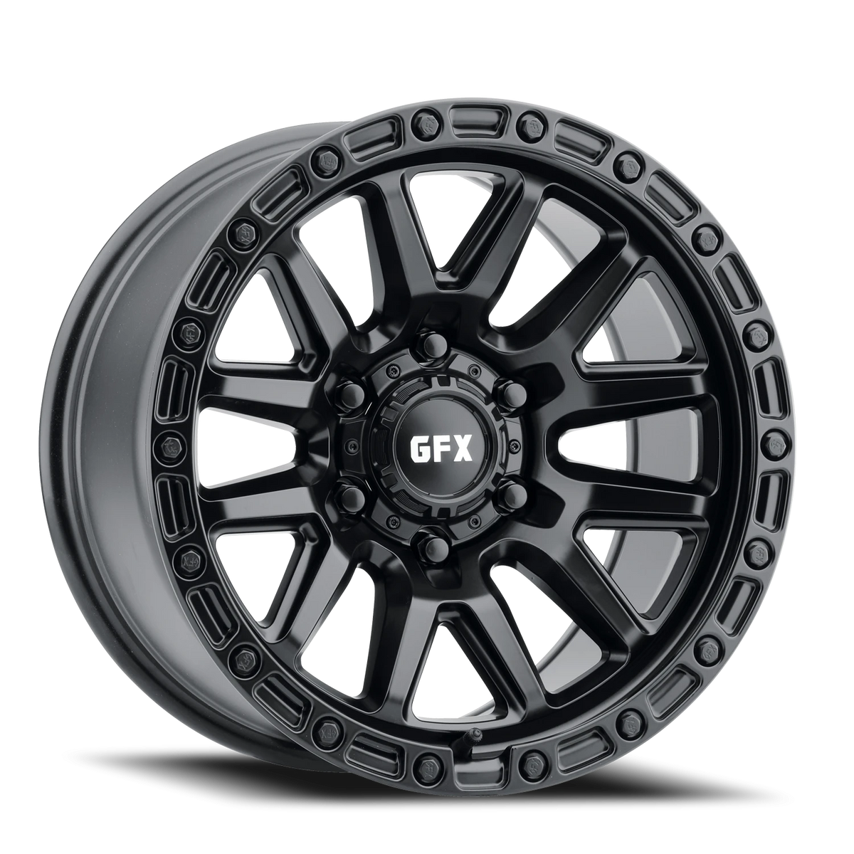 G-FX TR-26 20x9 +12 6x139.7mm 106.2mm Matte Black