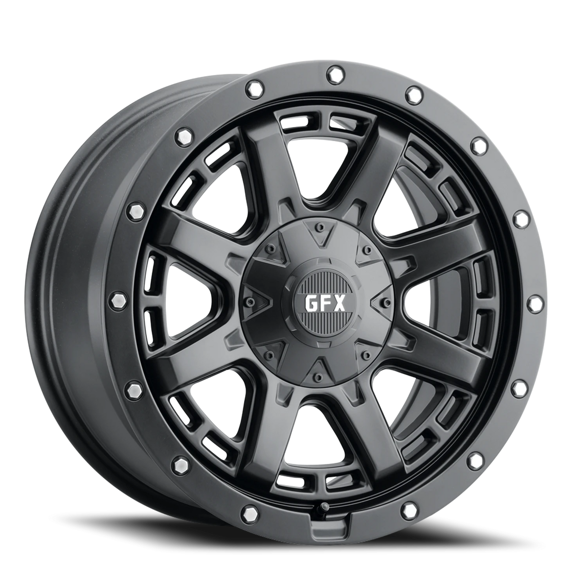 G-FX TR-27 18x9 +12 6x139.7mm 106.2mm Matte Black