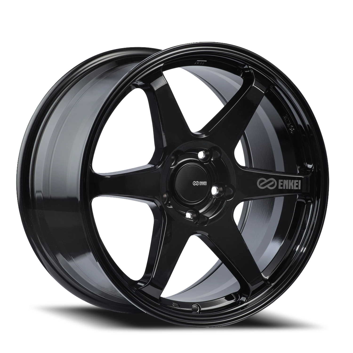 Enkei T6R BK 18x8 +45 5x100mm 72.6mm Gloss Black