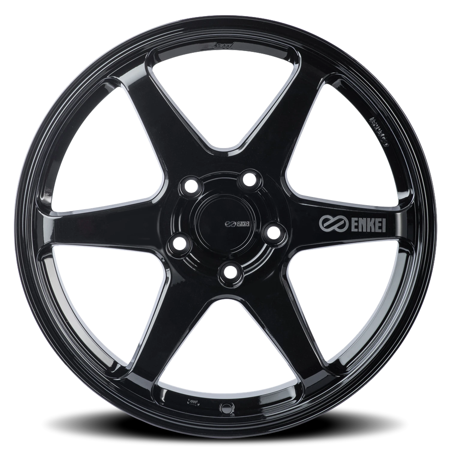 Enkei T6R BK 18x8 +45 5x100mm 72.6mm Gloss Black