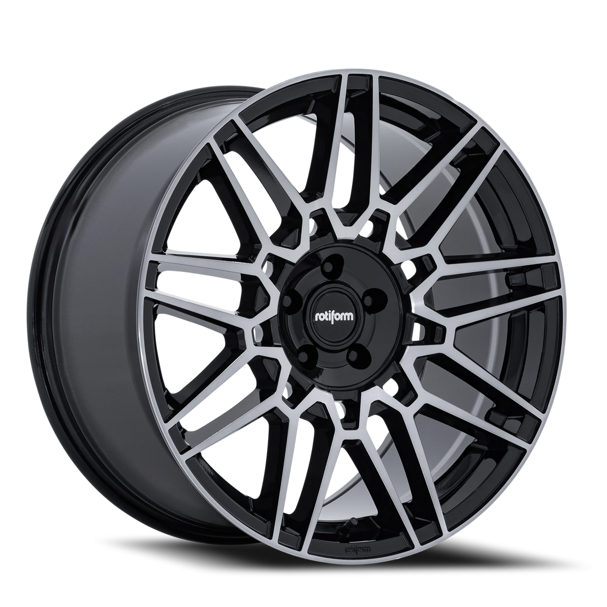 Rotiform TDX 19x8.5 +25 5x112mm 66.56mm Gloss Black Double Dark Tint