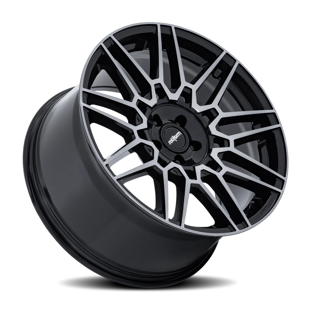 Rotiform TDX 20x10.5 +40 5x114.3mm 72.56mm Gloss Black Double Dark Tint