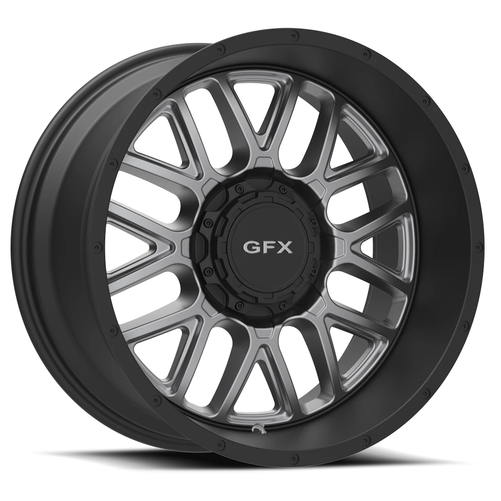 G-FX TM5 18x9 +0 5x127mm 78.3mm Matte Grey Matte Black Lip