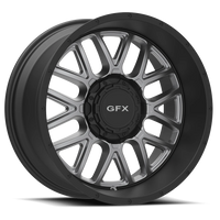 G-FX TM5 18x9 +0 5x127mm 78.3mm Matte Grey Matte Black Lip