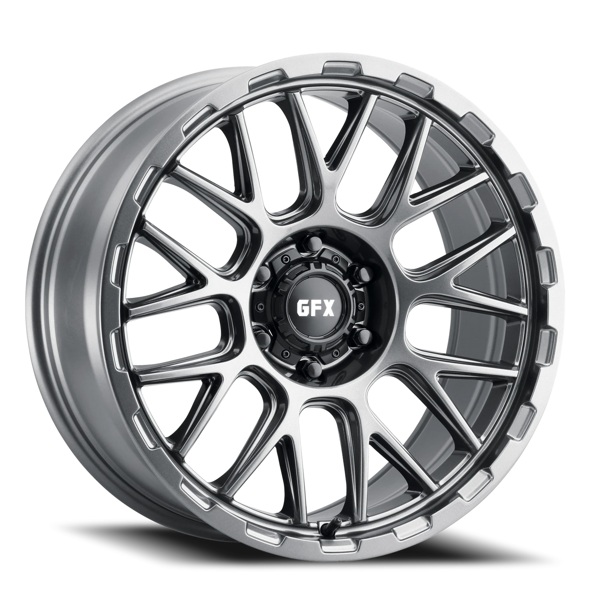 G-FX TM7 20x9 +12 6x139.7mm 106.2mm Matte Gunmetal