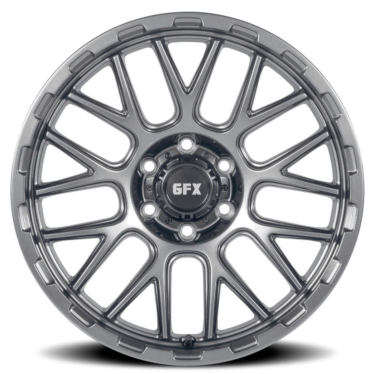 G-FX TM7 20x9 +12 6x139.7mm 106.2mm Matte Gunmetal