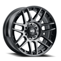G-FX TM8 18x9 +18 6x135mm 95.2mm Gloss Black Dark Tint