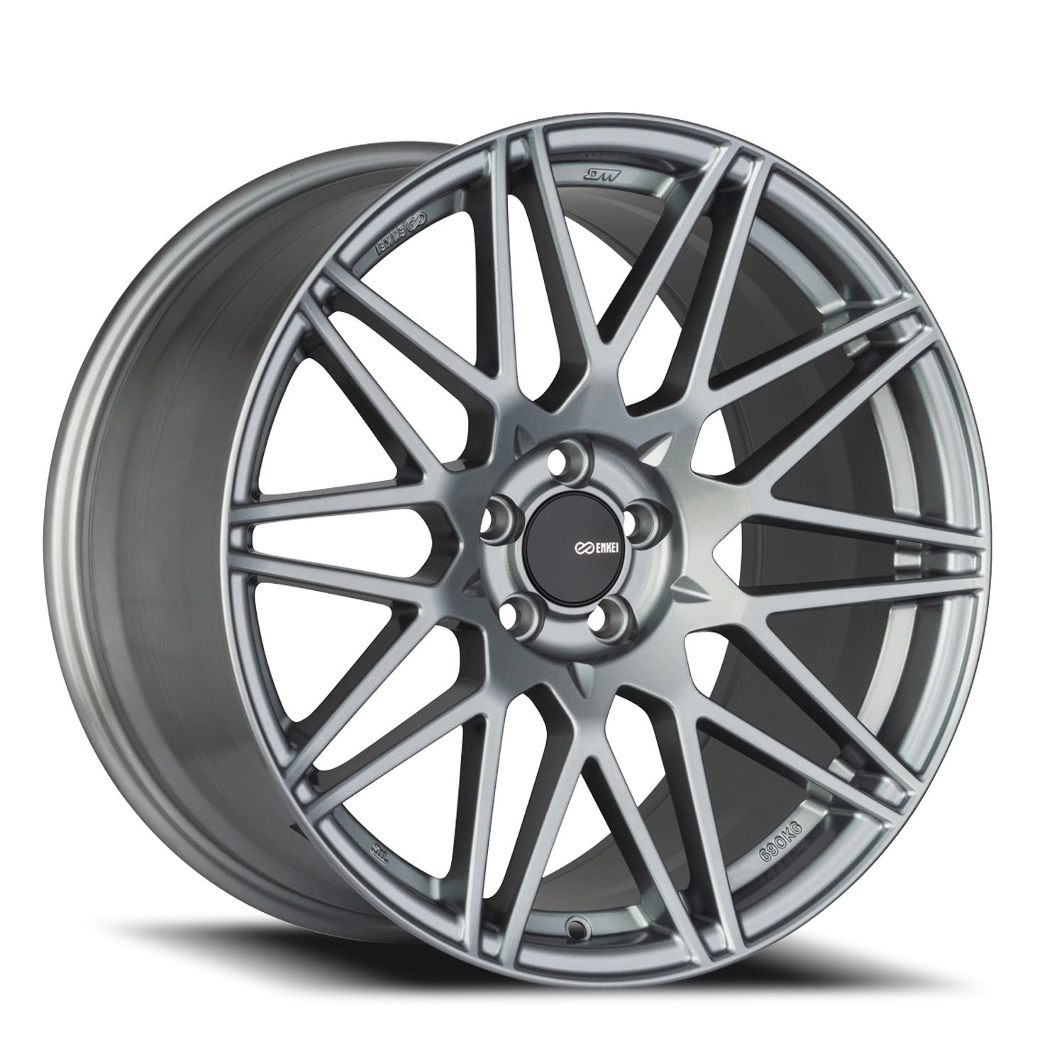 Enkei TMS GR 17x8 +45 5x100mm 72.6mm Storm Gray