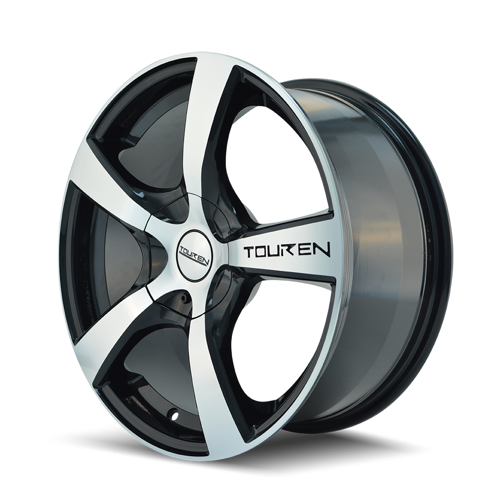 Touren TR9 16x7" 5x112mm 72.62mm CB +42mm Gloss Black Machined
