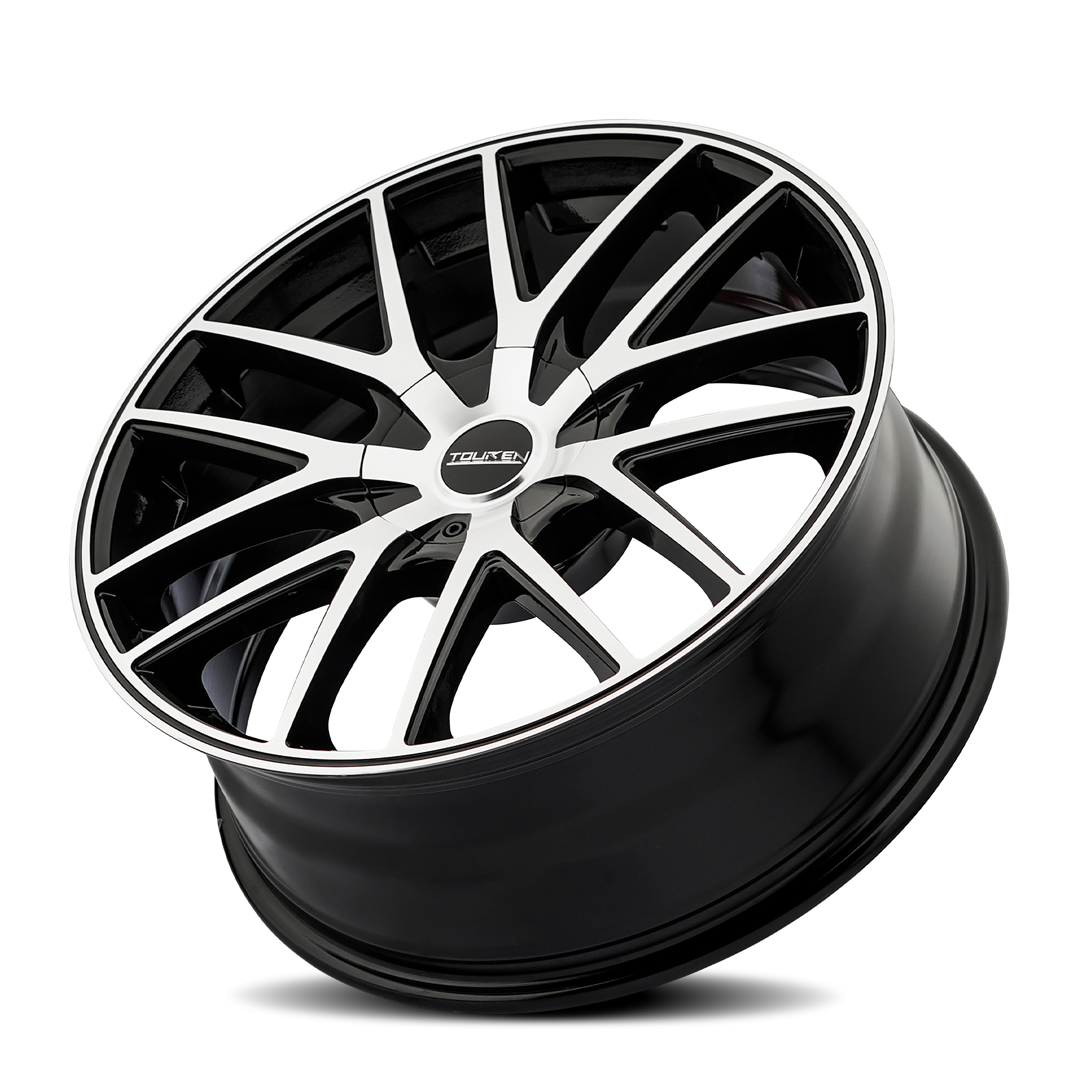 Touren TR60 16x7" 5x110mm 72.62mm CB +42mm Gloss Black Machined