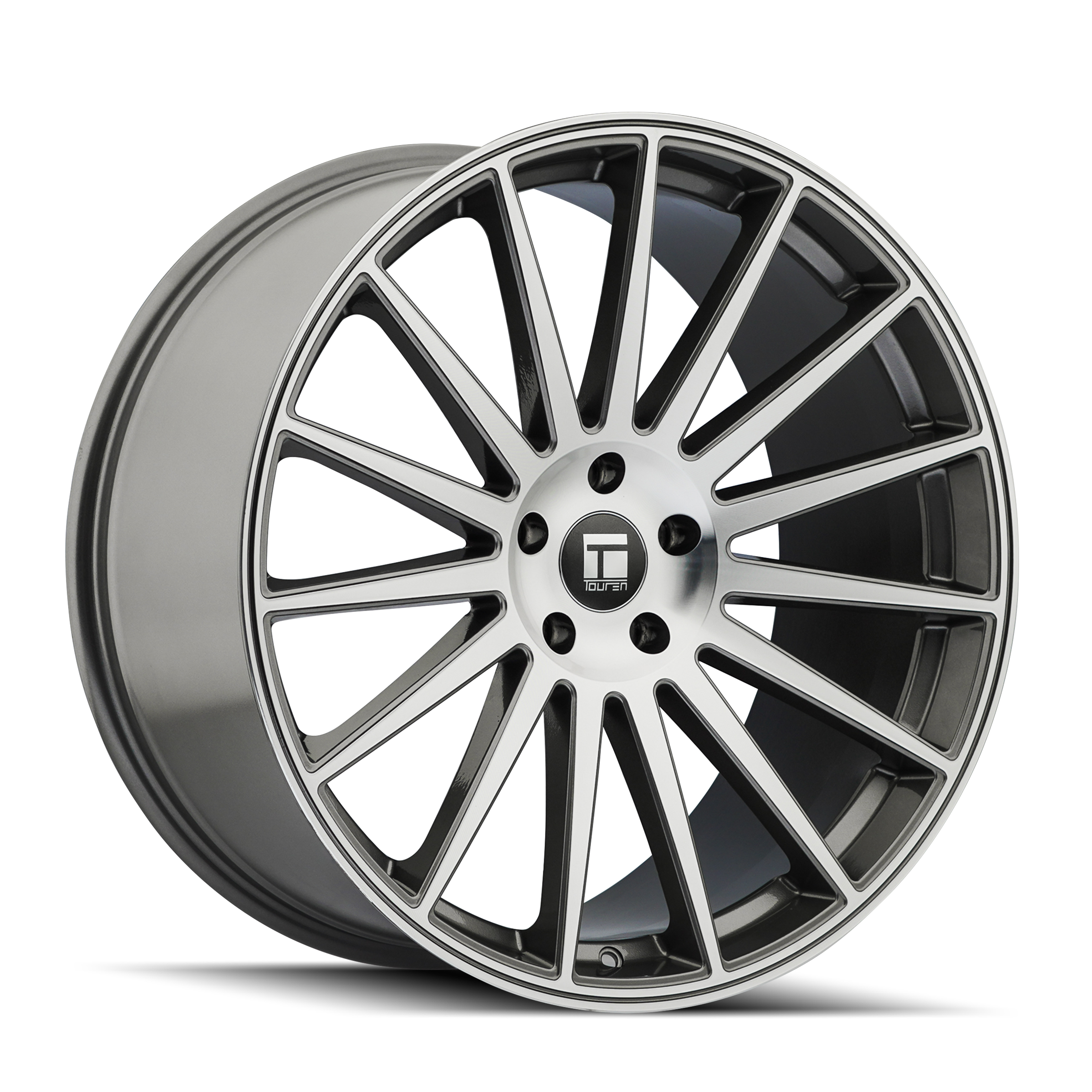 Touren TR92 20x10.5" 5x114.3mm 72.6mm CB +35mm Gloss Graphite Machined