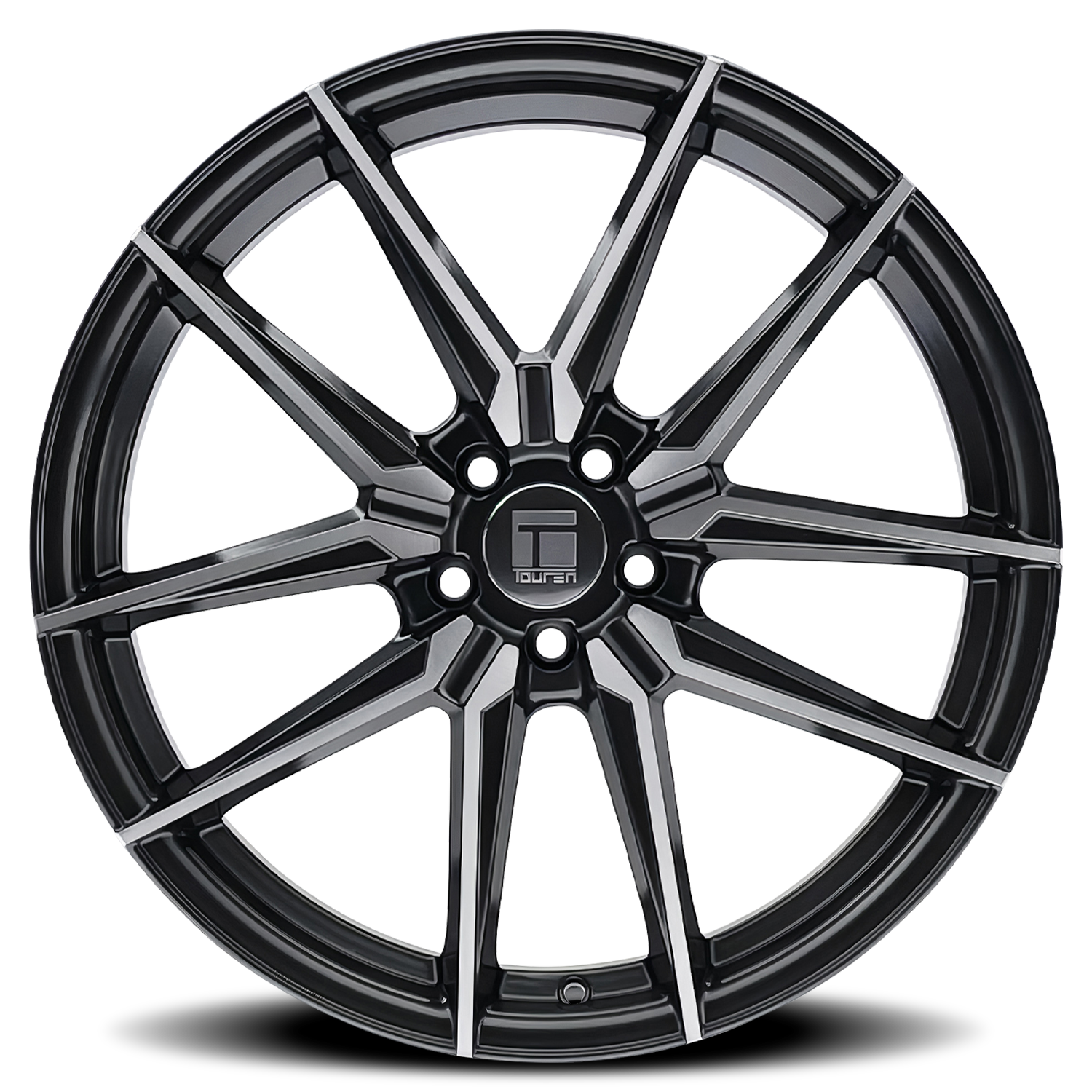 Touren TR94 19x8.5" 5x114.3mm 73.1mm CB +35mm Gloss Dark Graphite Brushed