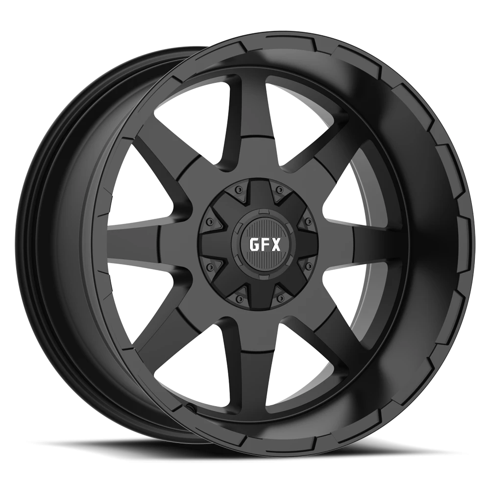G-FX TR-12 20x9 +18 5x139.7mm 110.2mm Matte Black
