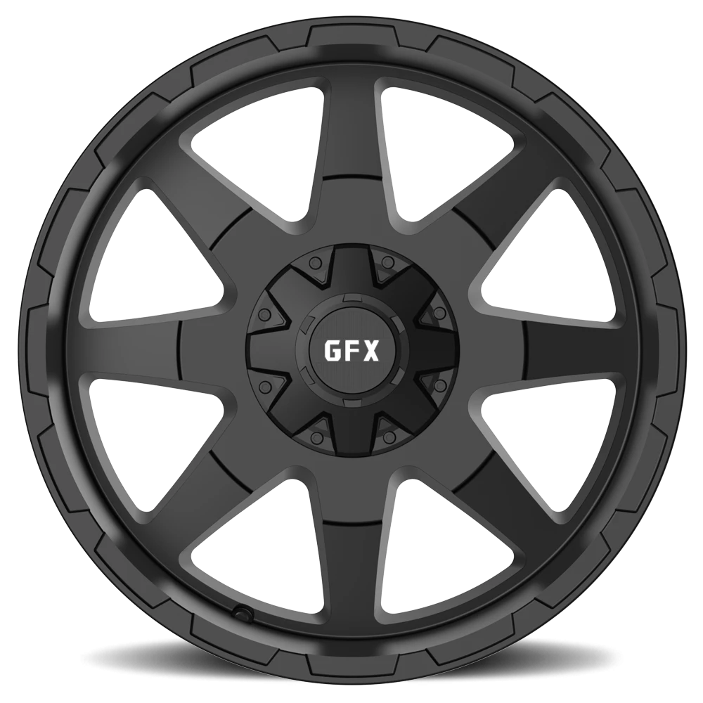 G-FX TR-12 20x9 +18 5x139.7mm 110.2mm Matte Black