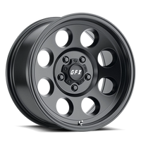 G-FX TR-16 18x9 +12 5x127mm 78.1mm Matte Black