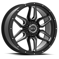 G-FX TR-18 20x9 +12 6x135mm 87.1mm Gloss Black Milled