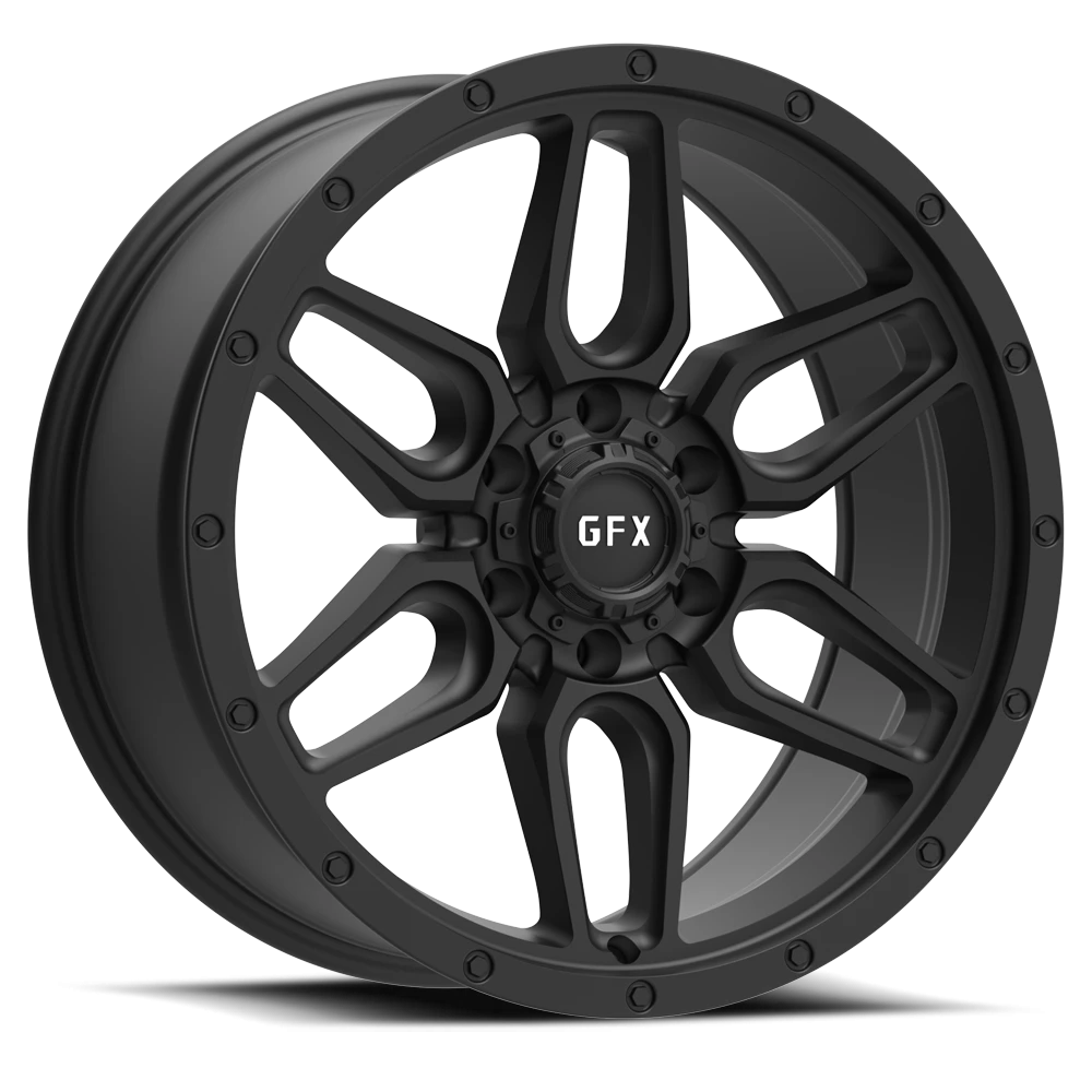 G-FX TR-18 17x8.5 +12 5x127mm 71.5mm Matte Black