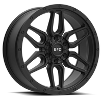 G-FX TR-18 17x8.5 +12 5x127mm 71.5mm Matte Black
