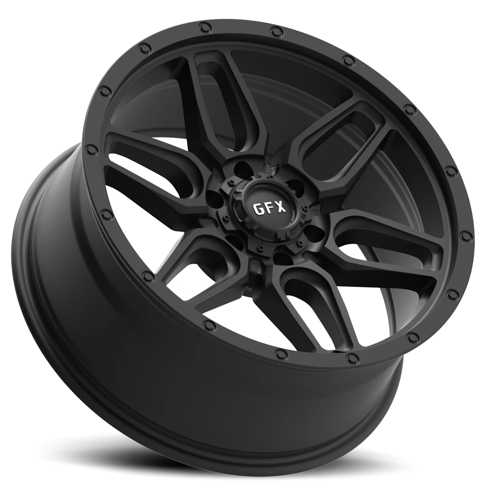 G-FX TR-18 17x8.5 +12 5x127mm 71.5mm Matte Black