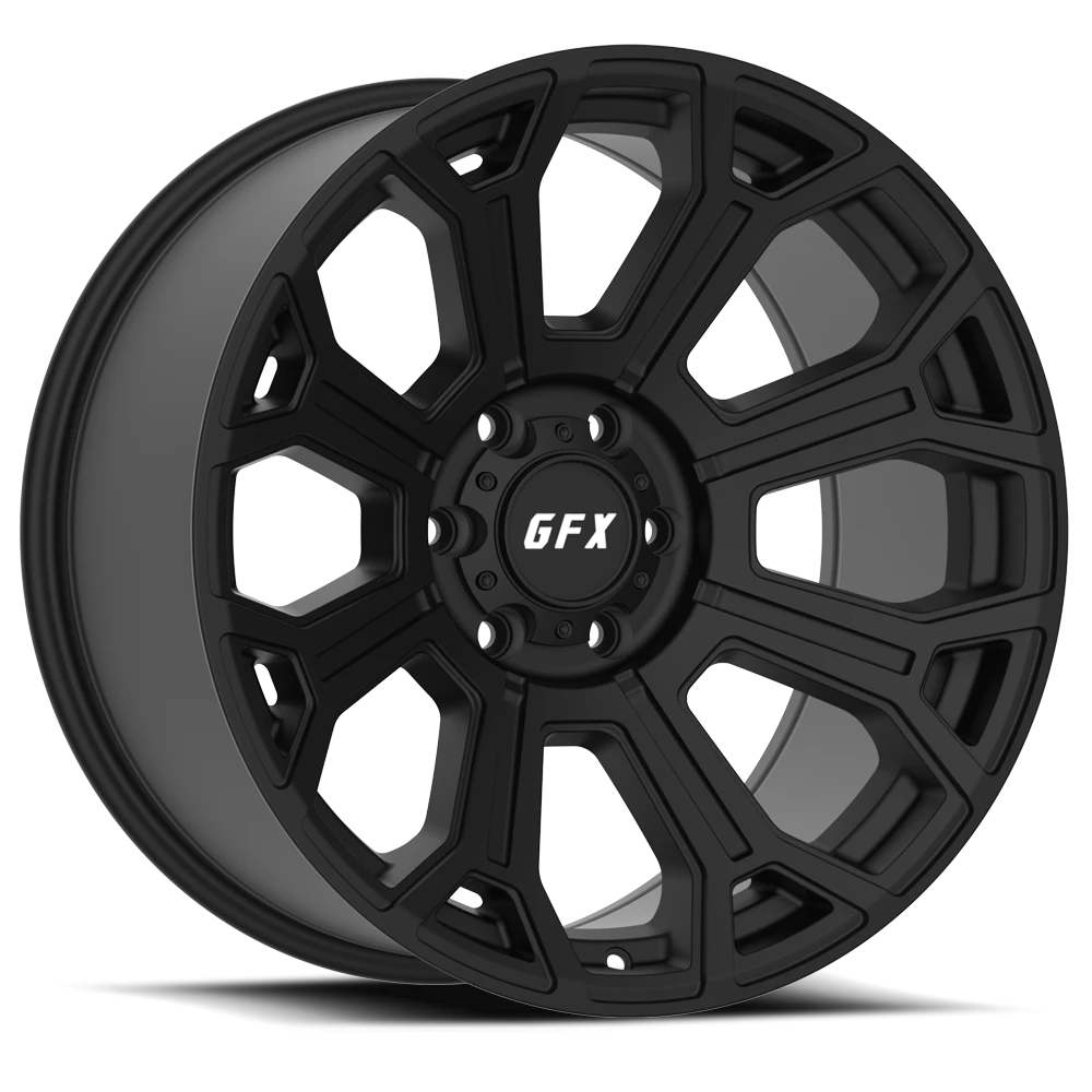 G-FX TR-19 17x8.5 +0 6x139.7mm 106.2mm Matte Black
