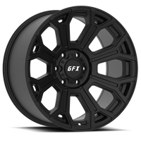 G-FX TR-19 20x9 +12 5x127mm Matte Black