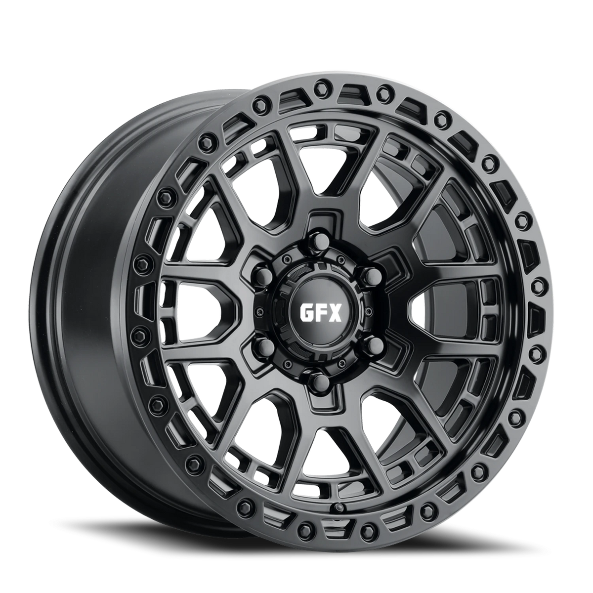 G-FX TR-25 17x9 +12 6x135mm 87.1mm Matte Black