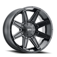 G-FX TR23 20x9 +12 5x127mm 87.1mm Matte Black