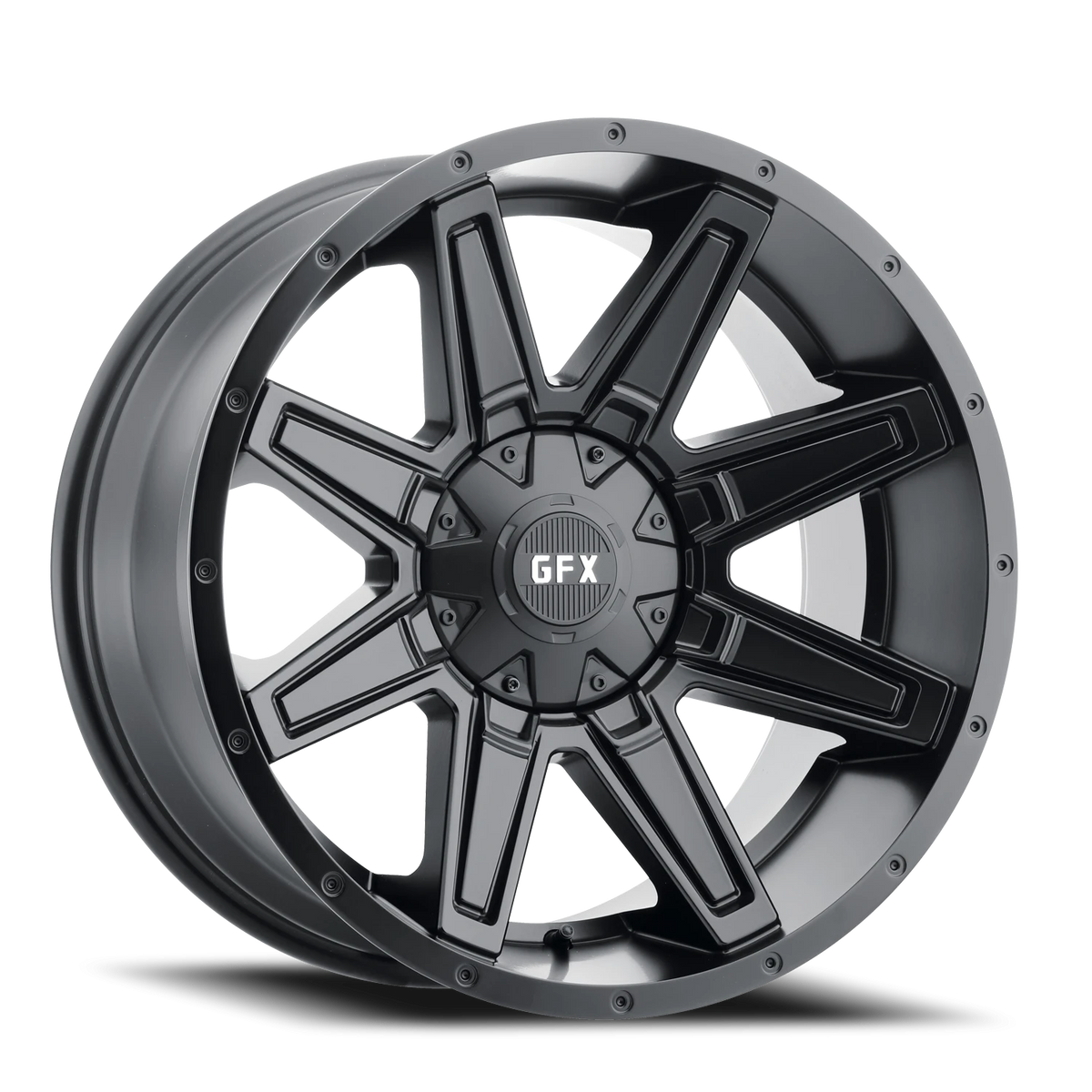 G-FX TR23 17x8.5 -6 5x127mm 78.3mm Matte Black