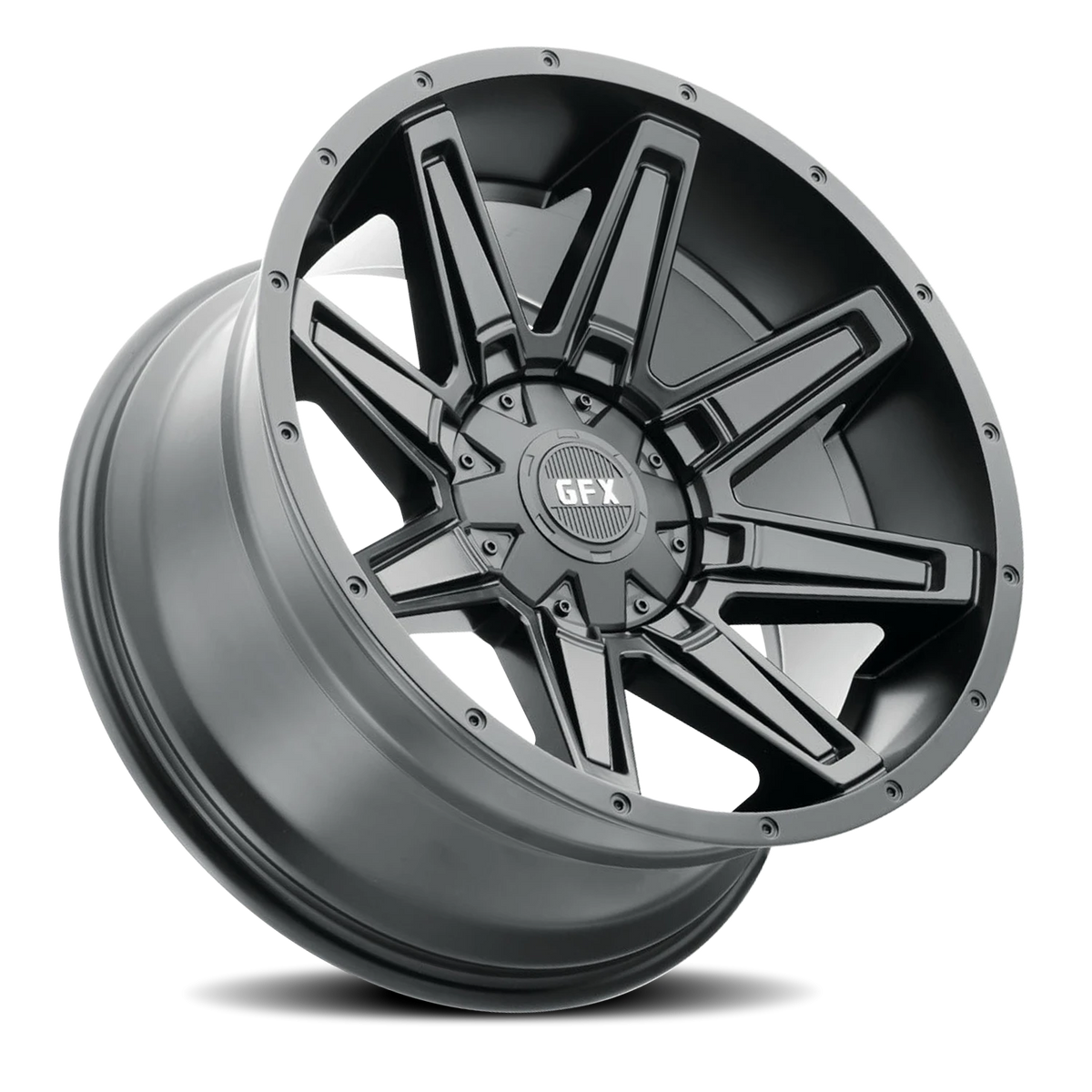 G-FX TR23 20x9 +18 5x139.7mm 110.2mm Matte Black