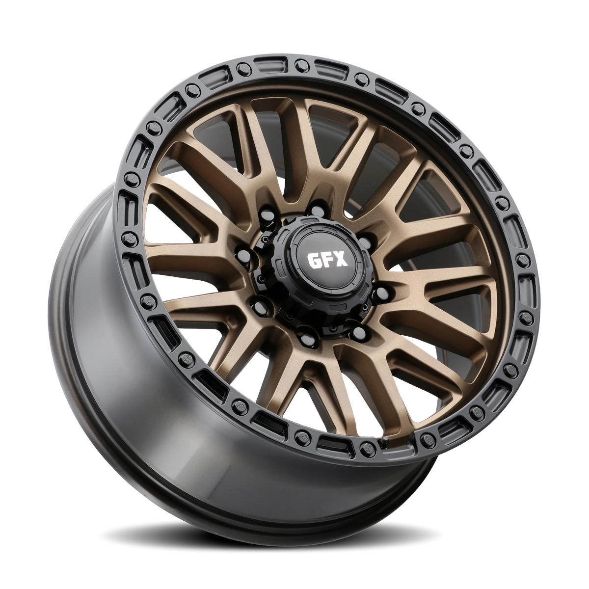 G-FX TR-26 18x9 +18 8x170mm 125.2mm Bronze Black Lip-Matte Black Bolts