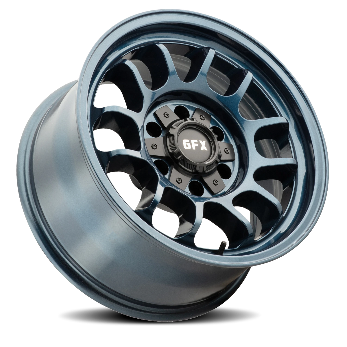 G-FX TR28 17x8.5 -6 6x139.7mm 106.2mm Metallic Blue