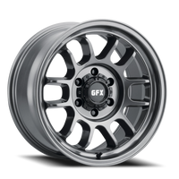 G-FX TR28 17x8.5 +18 6x135mm 95.2mm Gloss Gunmetal