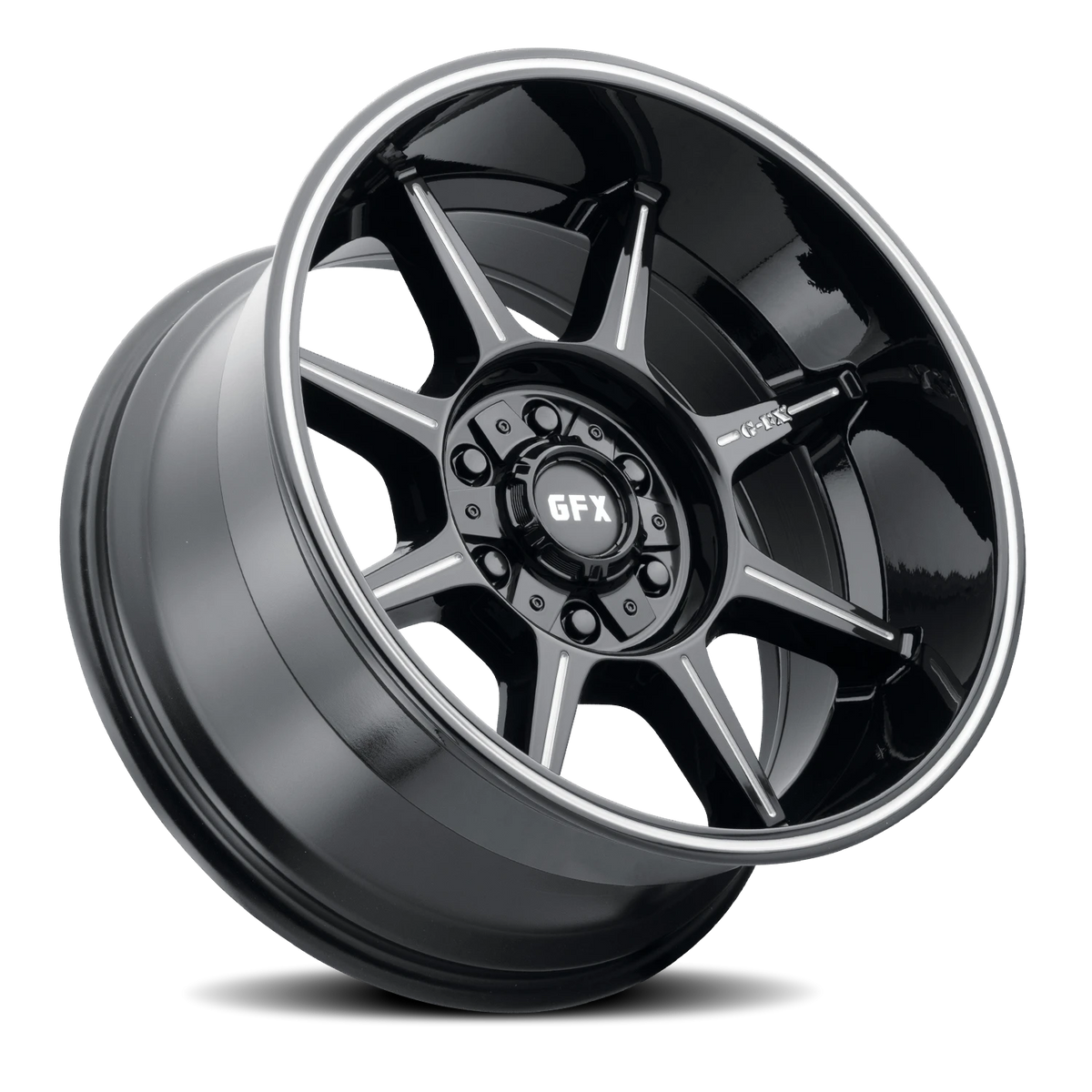 G-FX TR31 18x9 +18 5x127mm 78.3mm Gloss Black Milled