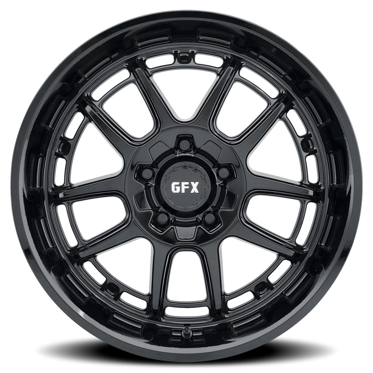 G-FX TR34 CUV 17x8 +35 5x110mm 74.1mm Gloss Black