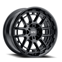 G-FX TR34 18x9 +20 6x139.7mm 106.2mm Gloss Black